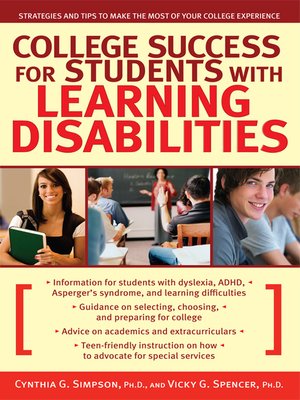 College Success for Students With Learning Disabilities - ebook
